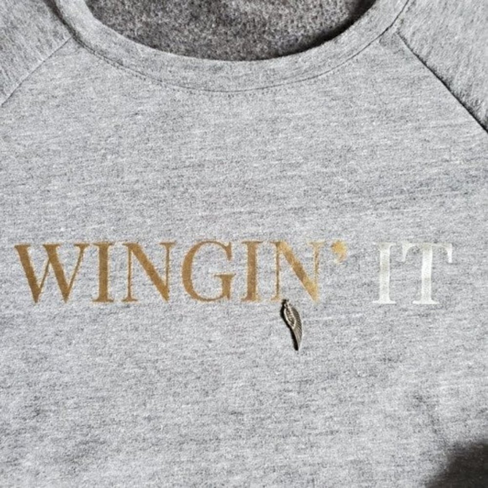 Donni Charm Gray Wingin It Sweatshirt